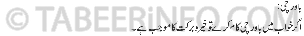 bawarchi tabeer