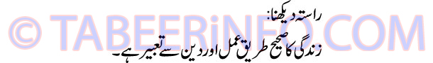 rasta-dekhna-tabeer
