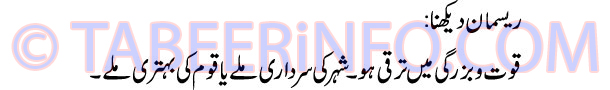 resman-dekhna-tabeer