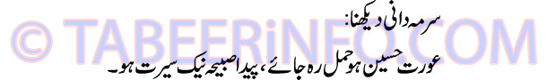 surma-dani-dekhna-tabeer