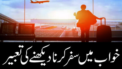 khwab mein safar karna dekhna ki tabeer